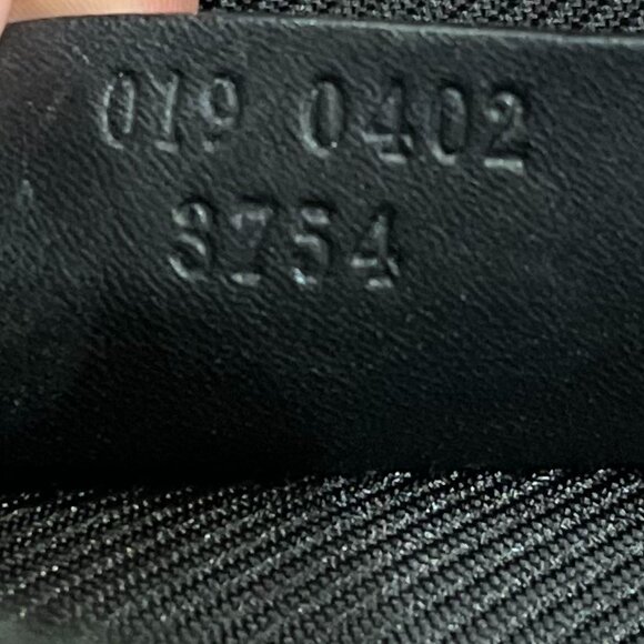 Gucci GG Canvas and Black Leather Tote Bag - Picture 9 of 10